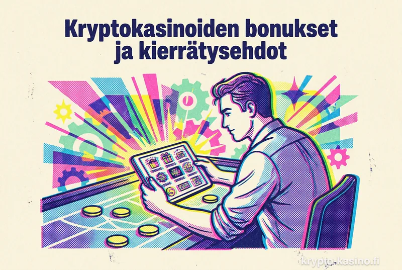 Kryptokasinoiden bonukset ja kierrätysehdot